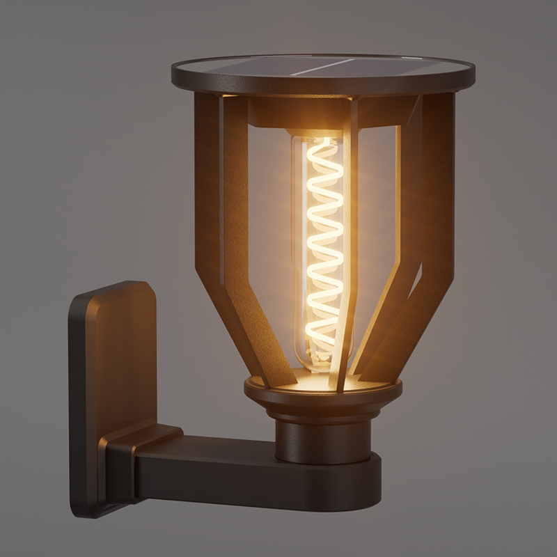 PY-LED GR B04 Круглый настенный светильник на солнечной батарее