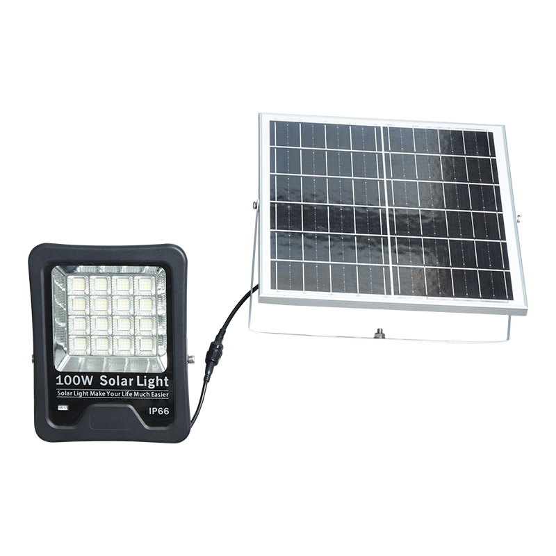 PY-SLFL20-100W Прожектор на солнечной батарее с литий-ионным аккумулятором